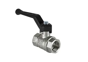 Кран шаровой Ду 25 вн.-вн. ручка латунь никель Valfex DeltaPro VF.214.NR1.100.DP thumbnail